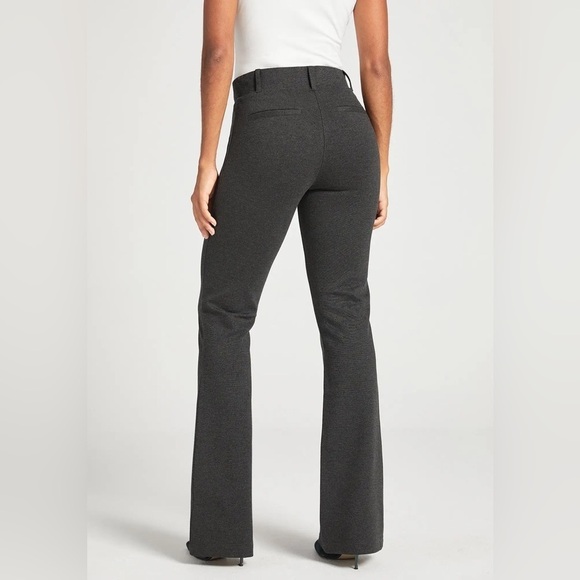 Betabrand Classic Dress Pant Bootcut Pull On Yoga Pant in Charcoal Grey Medium - Picture 2 of 10